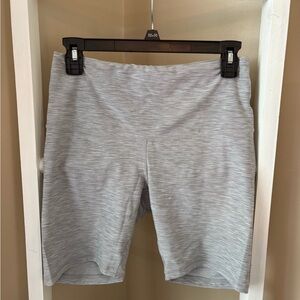 Prana Light Gray Bike Shorts